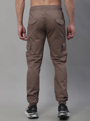 Men's Casual Cotton Solid Cargo Pants