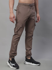 Men's Casual Cotton Solid Cargo Pants