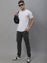 Men's Casual Cotton Solid Cargo Pants