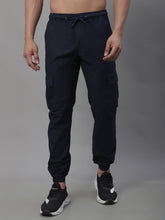 Men's Casual Cotton Solid Cargo Pants