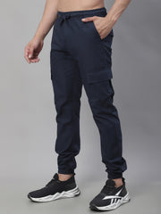 Men's Casual Cotton Solid Cargo Pants