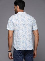 Indo Era - Blue Tie-Dye Cotton Straight Kurtas