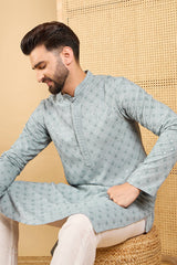grey viscose rayon solid embroidered straight chikankari kurta