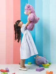 athena girl puff sleeve balloon dress 1