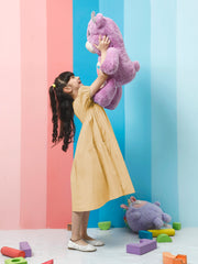 athena girl puff sleeve balloon dress 2