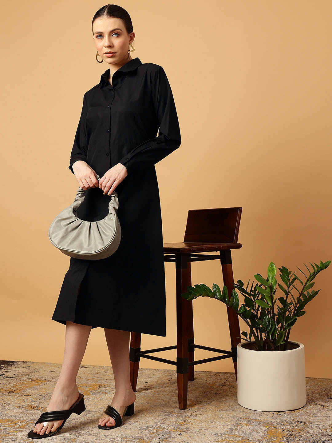 Front Open Dress