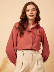 Schiflli Collar Shirt