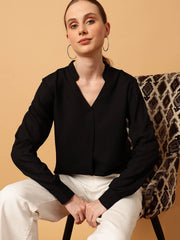 Mandarin Collar Top