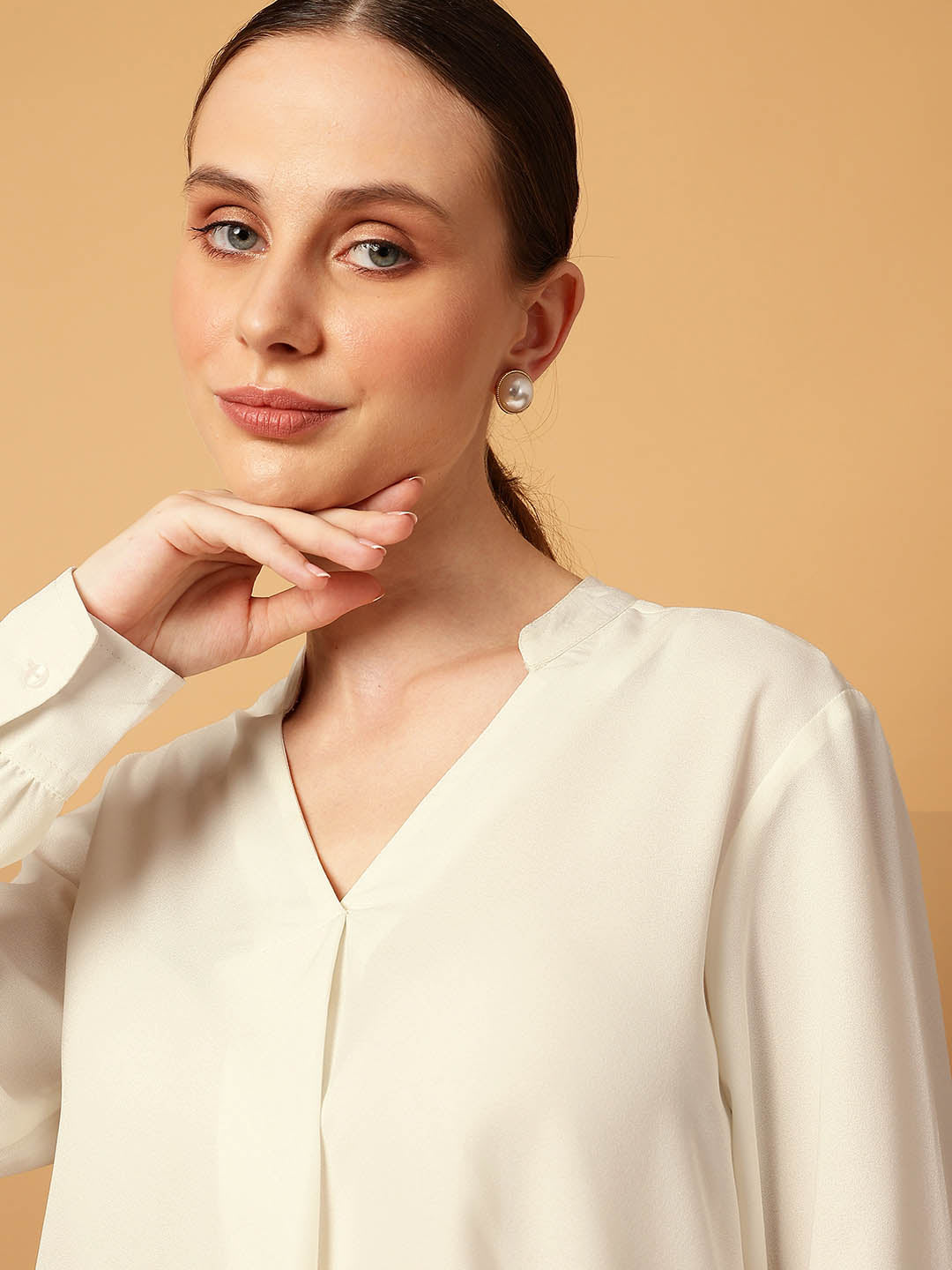 Mandarin Collar Top