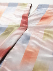 Sassafras - Multicolour Striped Fringe Lace Kaftan