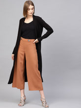 black rib longline shrug sfjckt6230