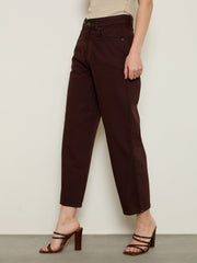 Women Brown Balloon Fit Jeans