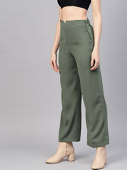 olive side zipper pant sfpant5246