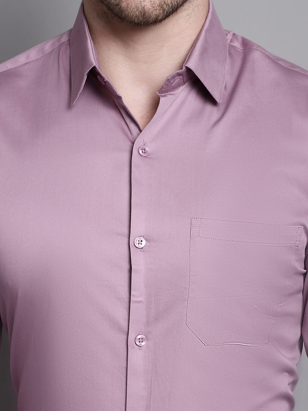 Mens Cotton Solid Formal Shirt
