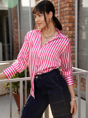 Satin Striped shirt