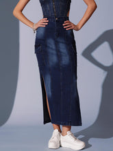 Long Denim Skirt