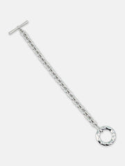 The Sol Halo Link Bracelet Metallic Silver