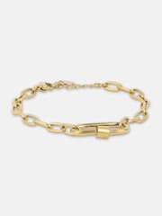 French Accent - The Industrial Link Bracelet - California Gold