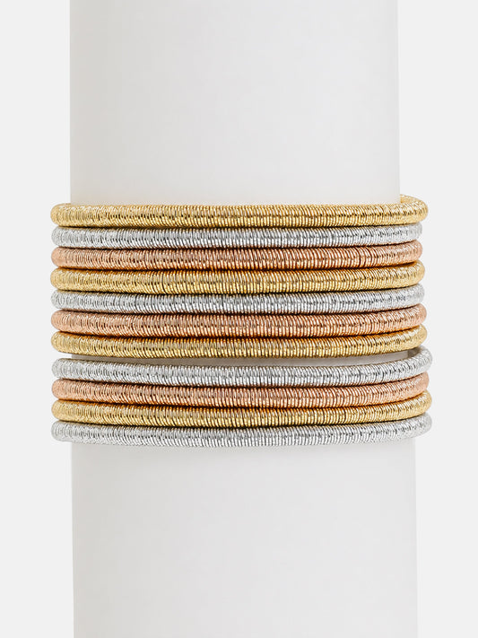The Aurora Crystal Wave Bracelet