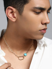 French Accent - The Santorini Chain Necklace - California Gold