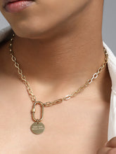French Accent - The Industrial Orb Chain Necklace - California Gold
