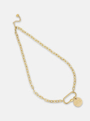 French Accent - The Industrial Orb Chain Necklace - California Gold
