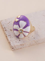 The Hana Statement Ring LavenderSOHIRG6096