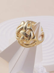 The Basket Weave Statement Ring California GoldSOHIRG6108