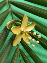 SOHI - Gold - Plated Bass Handmade Adjustable Ring