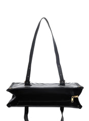 Haute Sauce - Striped Hand Bag with Zip Lock