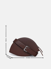 Haute Sauce - Solid Zip Lock Sling Bag with Mini Pouch