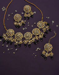 SOHI - Kundan Gold Plated Necklace Set
