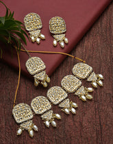 SOHI - Kundan Gold Plated Necklace Set