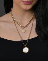 SOHI - Pack of 2 Gold Plated Designer Pendant