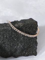 SOHI - Gold Plated American Diamond Party Bracelet