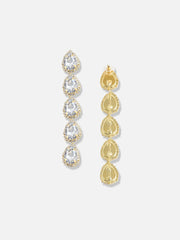SOHI - Silver Plated Designer Party Drop Earring