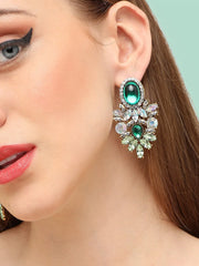 SOHI - Gold Plated Party Designer Stone Drop Earring