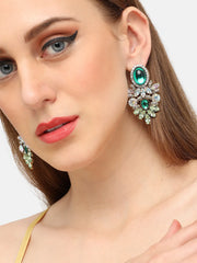 SOHI - Gold Plated Party Designer Stone Drop Earring