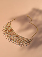 Silver Plated Designer Party Necklace