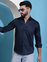 Mens Cotton Solid Casual Shirt