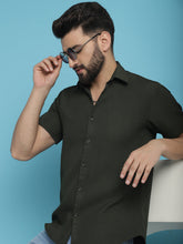 Striped Half Sleeve Casual Shirt For Mens
