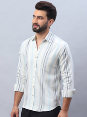Striped Casual Shirt For Men