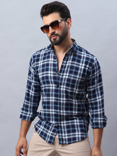 Checked Pure Cotton Casual Shirt For Men