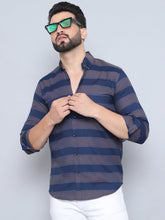 Indian Needle - Striped Regular Fit Casual Shirt For Men