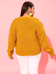 Cable knit sweater
