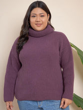 Ribbed Turtle Neck Pullover