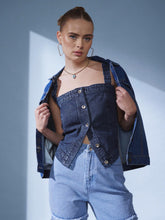Denim Corset Top