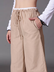 Contrast waist Trouser