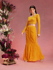 Lehenga With Chloi & Duppata
