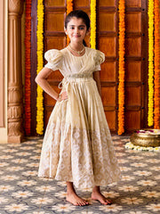 Vastramay - Girls' Gold Dress